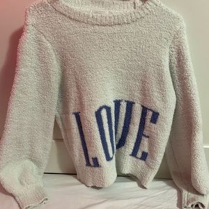 White “LOVE” Sweater